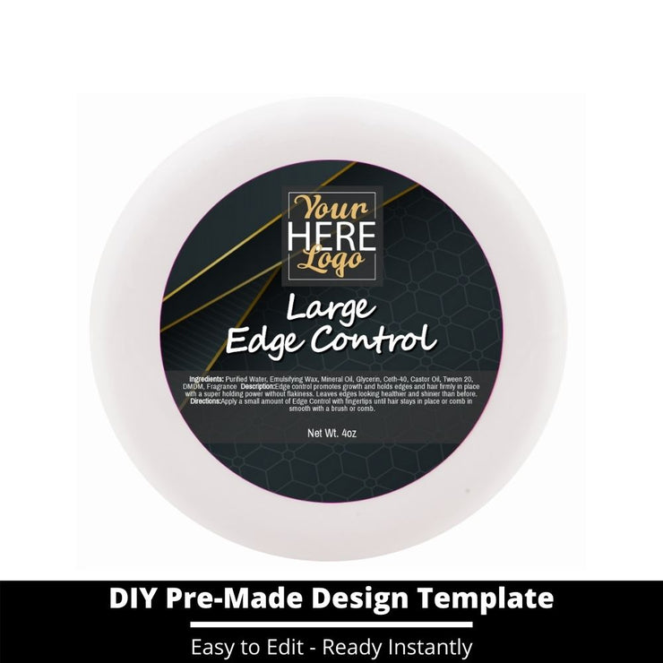 Large Edge Control Top Label Template 188