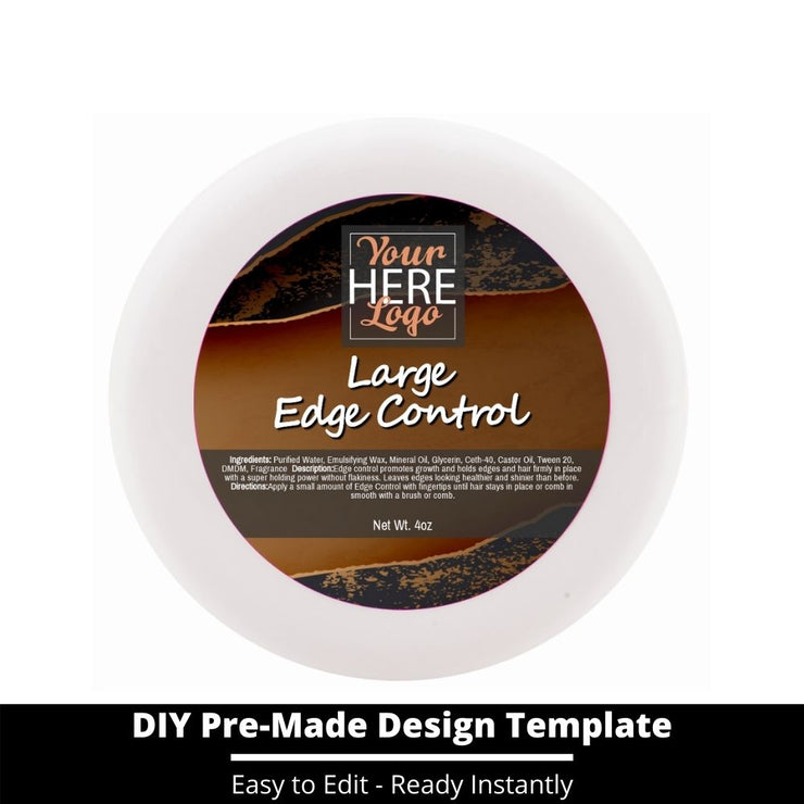 Large Edge Control Top Label Template 190