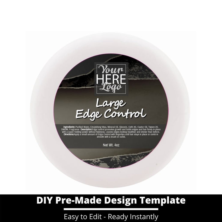 Large Edge Control Top Label Template 192
