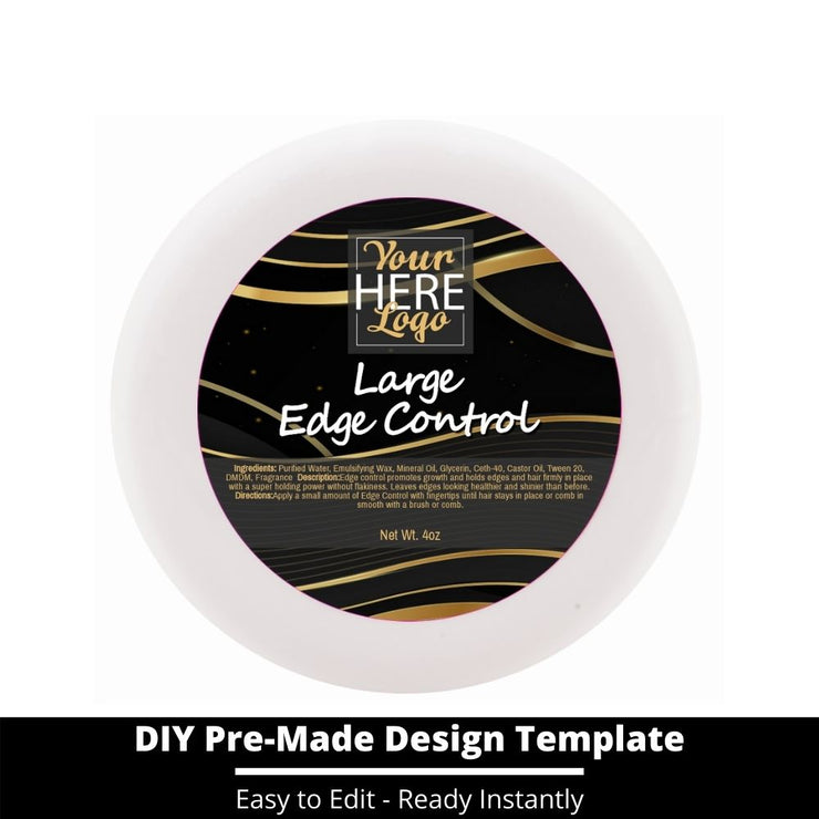 Large Edge Control Top Label Template 200
