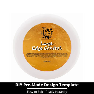 Large Edge Control Top Label Template 211