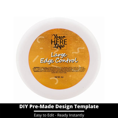 Large Edge Control Top Label Template 213