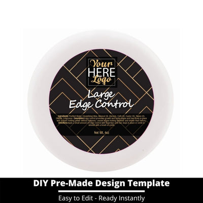 Large Edge Control Top Label Template 227