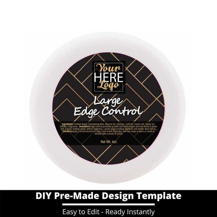 Large Edge Control Top Label Template 227