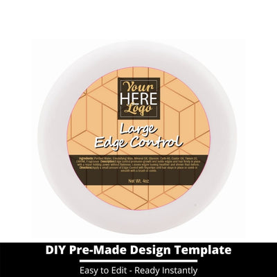 Large Edge Control Top Label Template 231