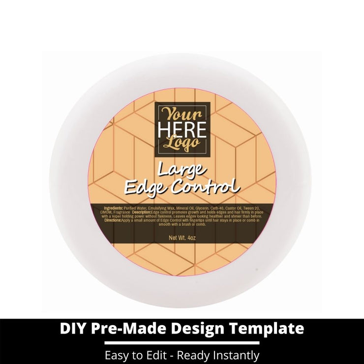 Large Edge Control Top Label Template 231