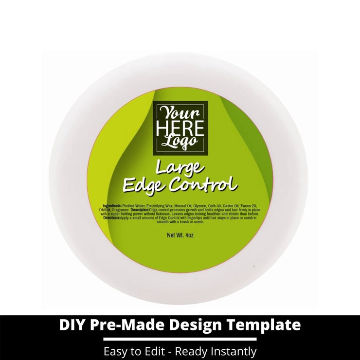 Large Edge Control Top Label Template 234