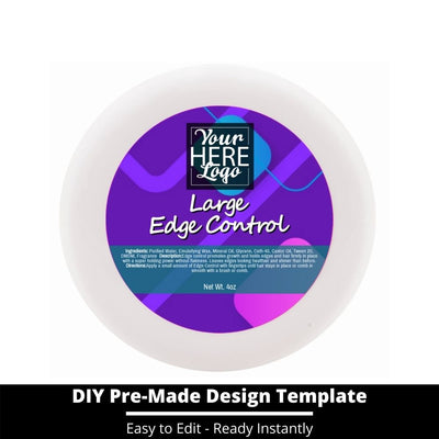 Large Edge Control Top Label Template 235