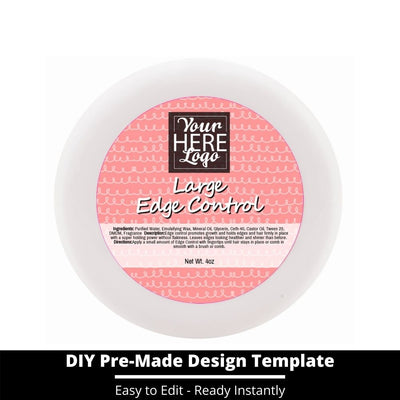 Large Edge Control Top Label Template 247