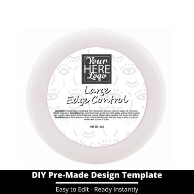 Large Edge Control Top Label Template 250