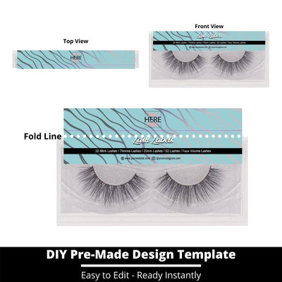 Lash Label Template 3