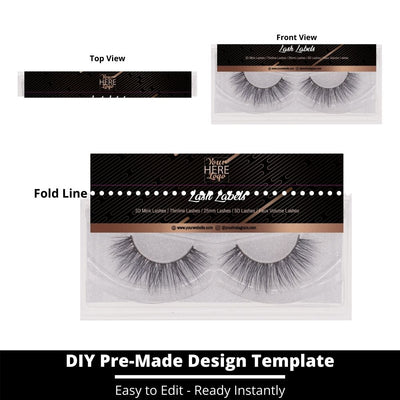 Lash Label Template 10