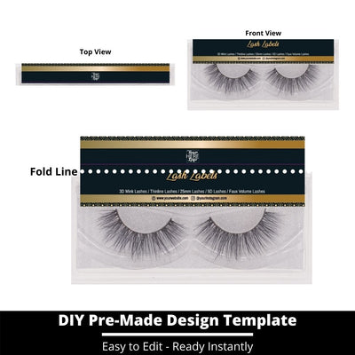 Lash Label Template 42