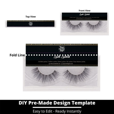 Lash Label Template 50