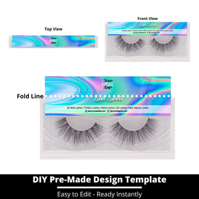 Lash Label Template 57