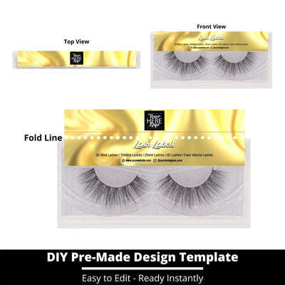 Lash Label Template 62