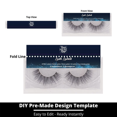 Lash Label Template 82