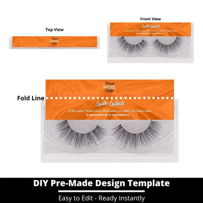 Lash Label Template 136