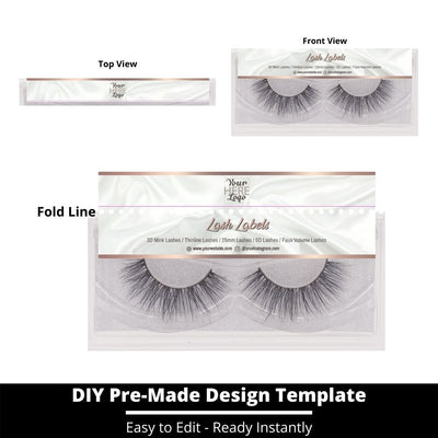 Lash Label Template 138