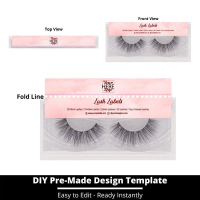 Lash Label Template 143