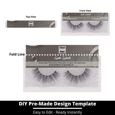 Lash Label Template 195