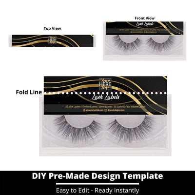 Lash Label Template 200