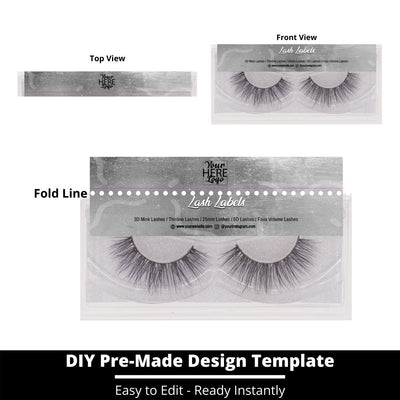 Lash Label Template 221