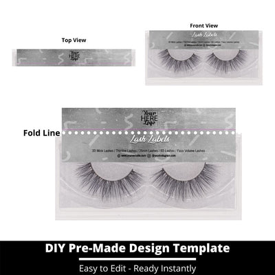 Lash Label Template 223