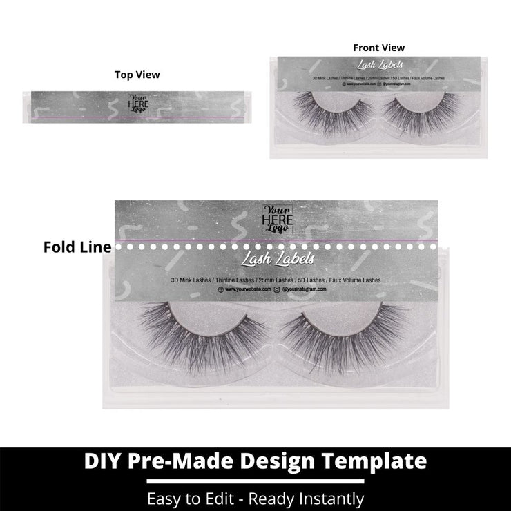 Lash Label Template 223