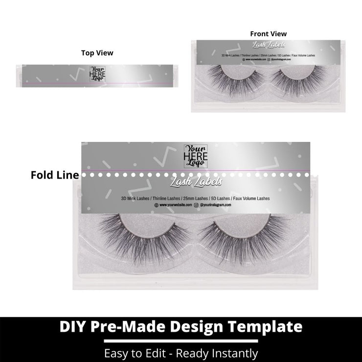 Lash Label Template 224