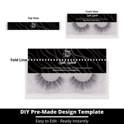 Lash Label Template 225