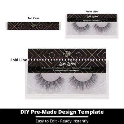 Lash Label Template 226