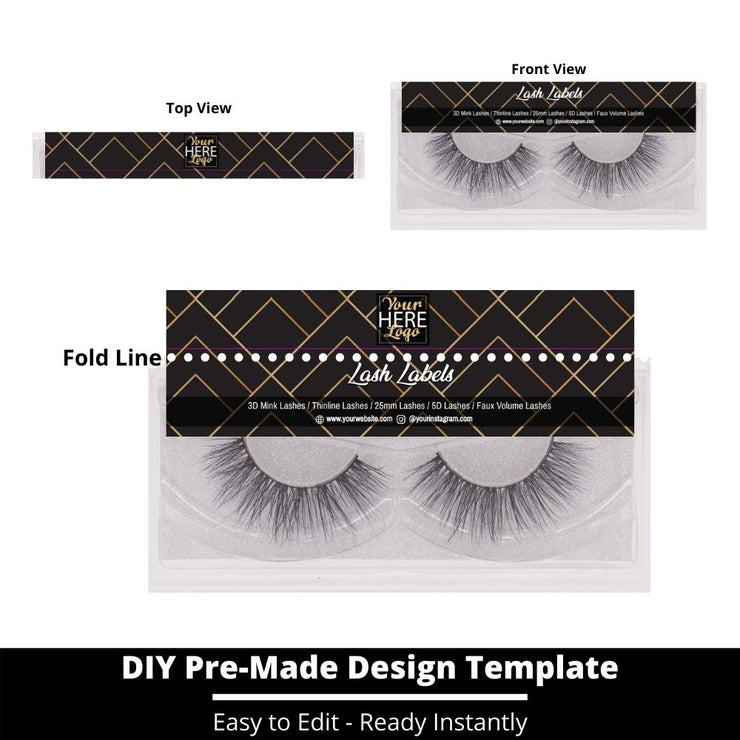 Lash Label Template 227