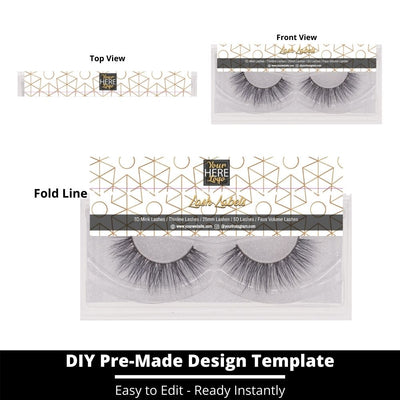 Lash Label Template 228