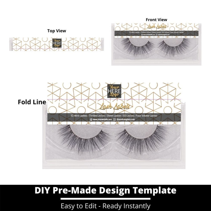 Lash Label Template 228