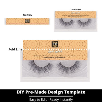 Lash Label Template 230