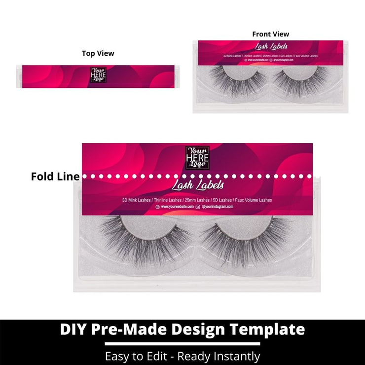 Lash Label Template 232