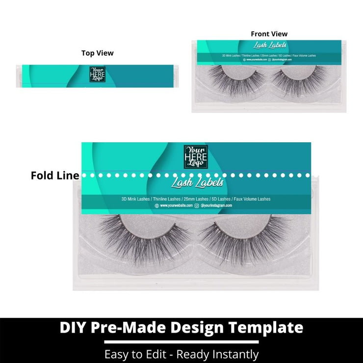 Lash Label Template 233