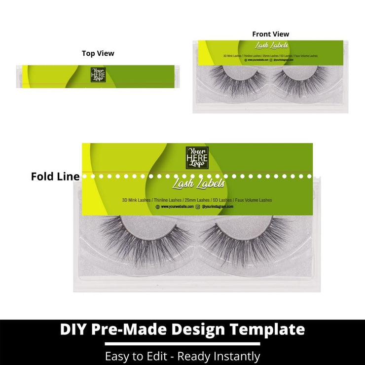 Lash Label Template 234