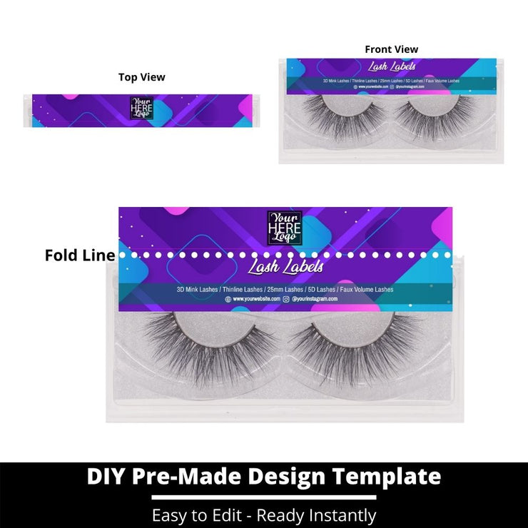 Lash Label Template 235