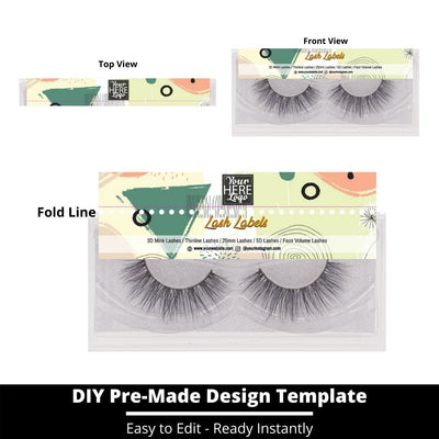 Lash Label Template 239