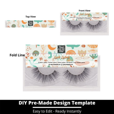 Lash Label Template 240
