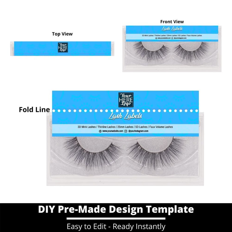 Lash Label Template 241