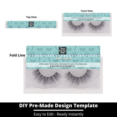 Lash Label Template 242