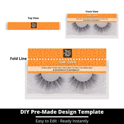 Lash Label Template 244