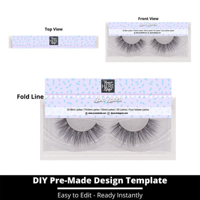 Lash Label Template 246