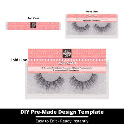 Lash Label Template 247