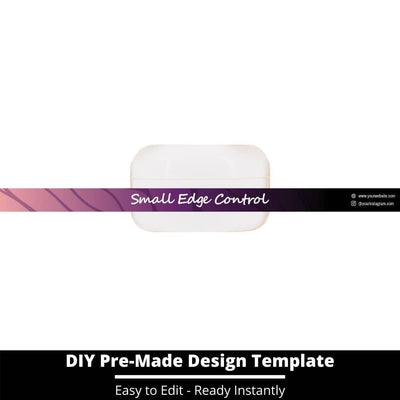Small Edge Control Side Label Template 1