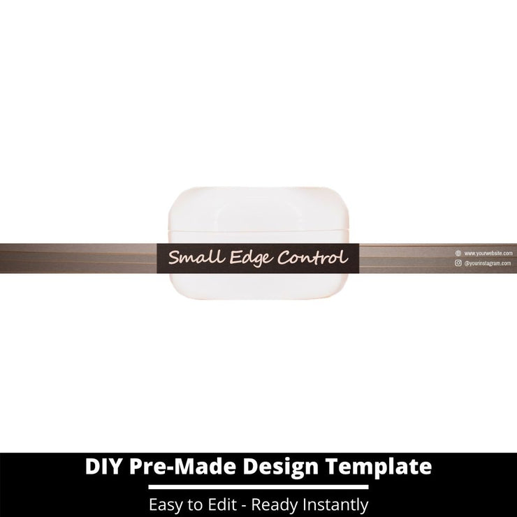 Small Edge Control Side Label Template 2