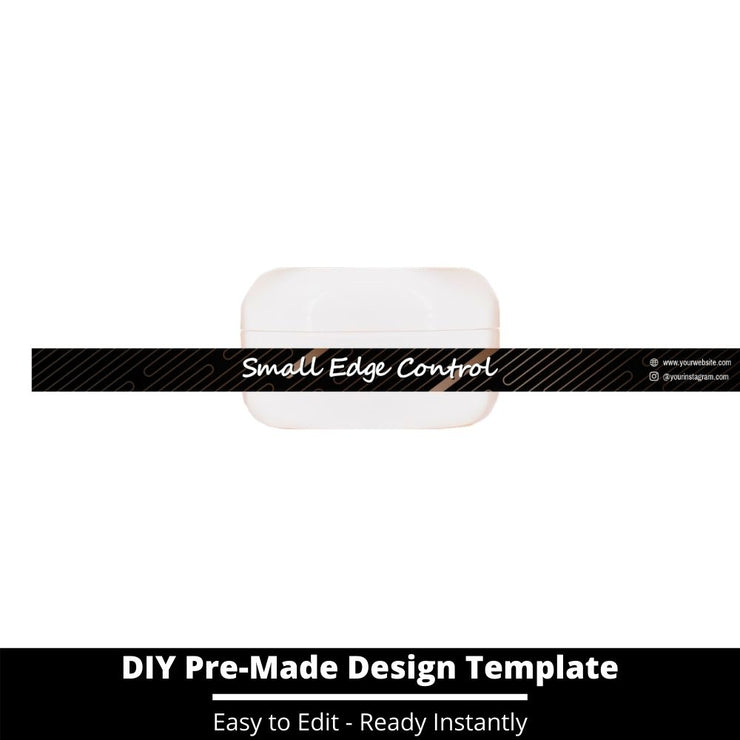Small Edge Control Side Label Template 10